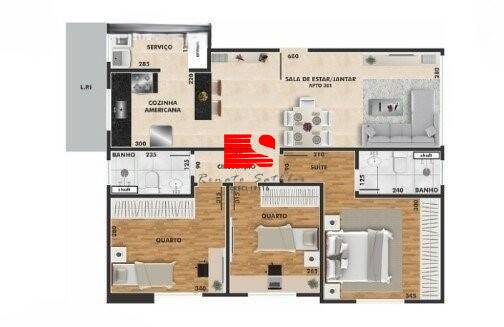 Apartamento à venda com 3 quartos, 78m² - Foto 8